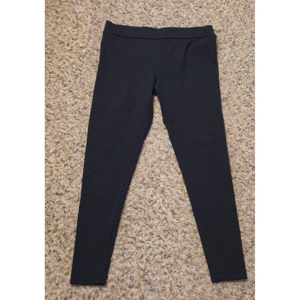 Matty M Skinny Leggings Women's Size Large Black No Pockets